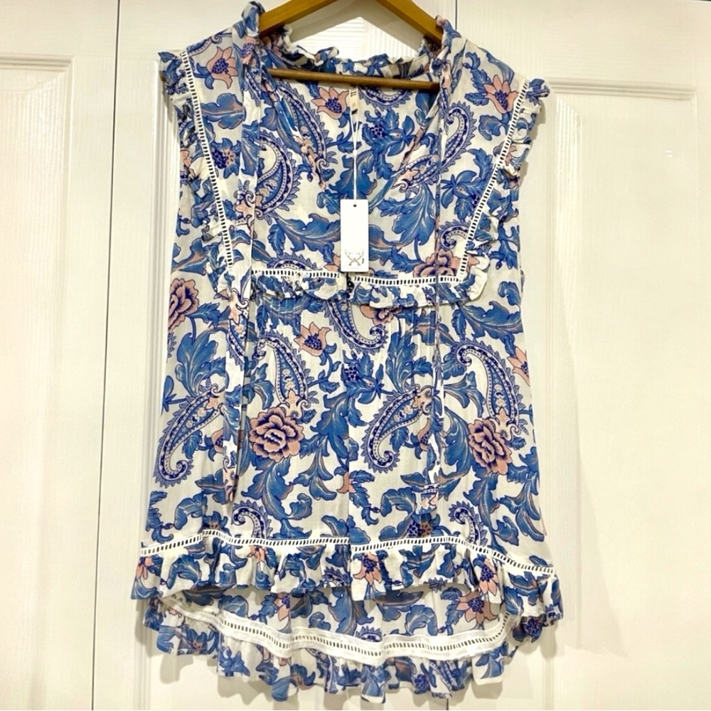 Spell Etienne Blouse, MED, NWT!